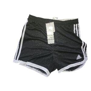 Adidas Black and White Athletic Shorts